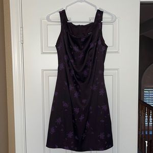 Plum purple semi formal dress.